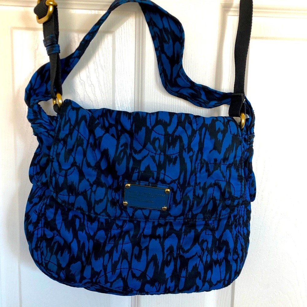 Marc by Marc Jacobs Blue & Black Nylon Bag
